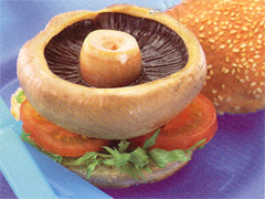 Mushroom in a bun