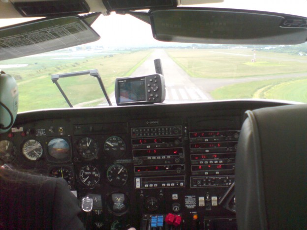 Shoreham Airport plane landing