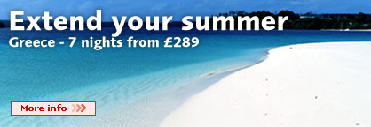 Extend your summer, Greece - 7 nights from £289